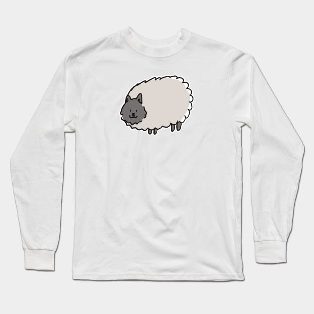 WOLF IN SHEEP'S CLOTHING Long Sleeve T-Shirt by Decamega